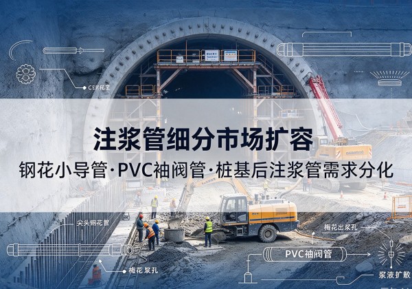 永乐群岛注浆管细分市场扩容，隧道钢花小导管、PVC 袖阀管、桩基后注浆管需求分化